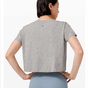 Lululemon Cates Tee, Heathered Core Light Grey
